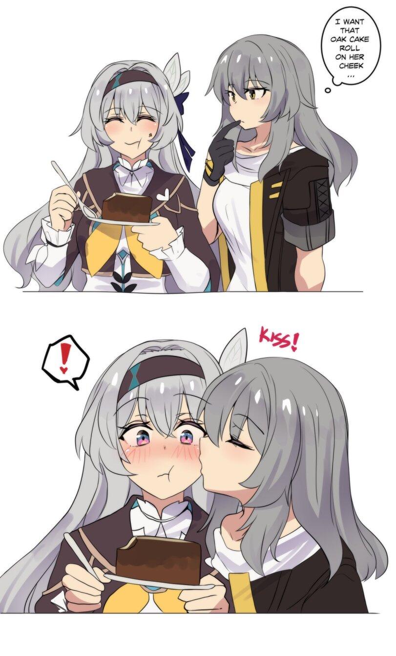 ﻿r X WANT THAT OAK CAKE ROLL ON HER CHEEK,Stelle (Honkai star rail),trailblazer (honkai star rail),Первопроходец ,Honkai Star Rail,Игры,Firefly (Honkai Star Rail),Hinghoi,artist