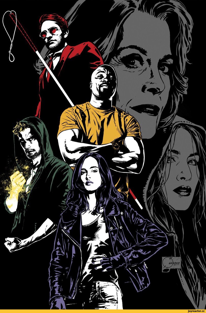 The Defenders,Marvel Cinematic Universe,Кинематографическая вселенная Марвел,Marvel,Вселенная Марвел,фэндомы,Marvel&#039;s The Defenders,Jessica Jones,Сокровище, Женщина-силач, Джессика Джонс,Luke Cage,Люк Кейдж, Cилач, Карл Лукас,Daredevil,Дардевил, Сорвиголова, Мэтт Мердок,Iron Fist,Железный