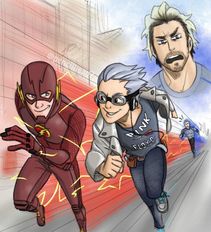 The Flash (сериал),Флэш,Arrowverse,Еее СиДаб, вселенная кожанок,DC Comics,DC Universe, Вселенная ДиСи,фэндомы,The Flash,Флэш, Барри Аллен,Quicksilver (Marvel),Ртуть, Пьетро Максимофф,Marvel,Вселенная Марвел,X-Men Movie Universe,Вселенная фильмов о Людях-Икс,Avengers Age of Ultron,Мстители: Эра
