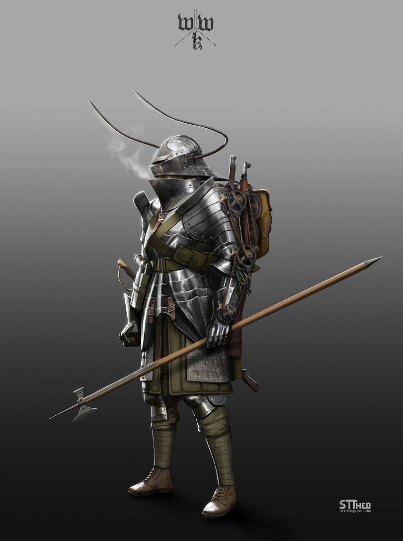 Theo Stylianides,3d art,3d art, 3d арт, 3D art, 3D арт,knight,Theo Stylianides,3d art,