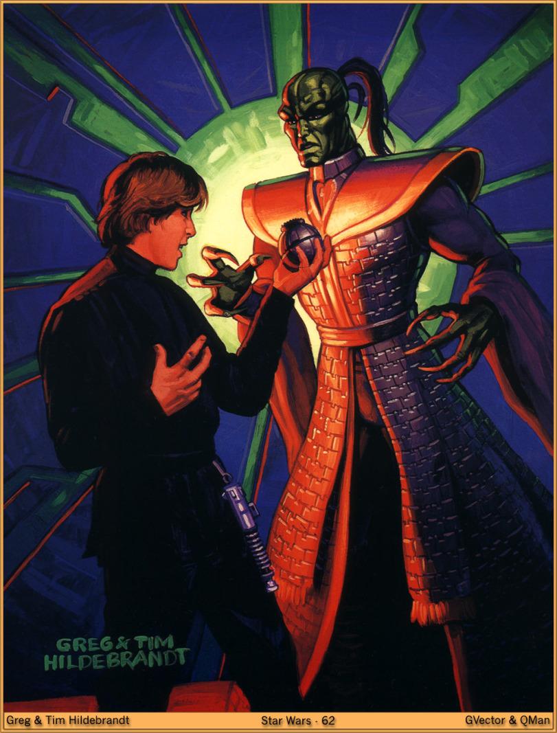 Tim Hildebrandt,artist,Greg Hildebrandt,длиннопост,очень длиннопост,Xizor,Dash Rendar,Световой меч,Звездные Войны,Star Wars,фэндомы,SW art,тысячелетний сокол,SW техника,X-Wing,AT-AT,Дарт Вейдер,SW Персонажи,Оби-Ван,Люк Скайуокер,R2-D2,C-3PO,Чубакка,Джабба Хатт,Боба Фетт,Boba Fett