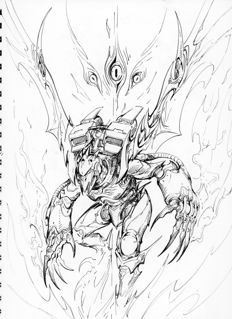 Tzeentch,Chaos (Wh 40000),Warhammer 40000,wh40k, warhammer 40k, ваха, сорокотысячник,фэндомы,plague marine,Nurgle,Raptors (wh 40000),Chaos Space Marine,Chaos Sorcerer,Jet-Teeth,artist,длиннопост