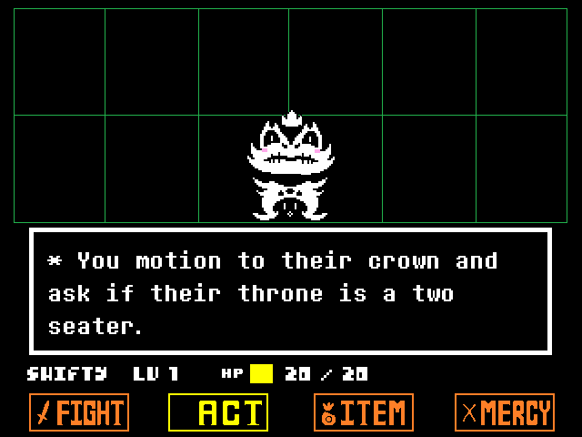 Undertale,фэндомы,Undertale AU,Storyshift,Undertale комикс,Undertale комиксы,Frisk,Undertale персонажи,Undyne,Kniht Knight. Astigmatism,Final Froggit,Madjick,Whimasalot,Asgore,без перевода,длиннопост,Knight Knight,Astigmatism,Whimsalot * Vou motion to their crown and ask if their throne is a two seater. SHIFT» LI) 1 HP ■ 2B S 2D tmniiiMI ■EGKE1,Undertale,фэндомы,Undertale AU,Storyshift,Undertale комикс,Undertale комиксы,Frisk,Undertale персонажи,Undyne,Kniht Knight. Astigmatism,Final Froggit,Madjick,Whimasalot,Asgore,без