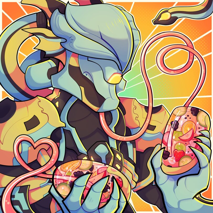 Voruna (Warframe),Grendel (Warframe),Yareli (Warframe),Ярели ,Warframe,Игры,Hydroid (Warframe),Hydroid Prime, Гидроид,CheruuAx,artist