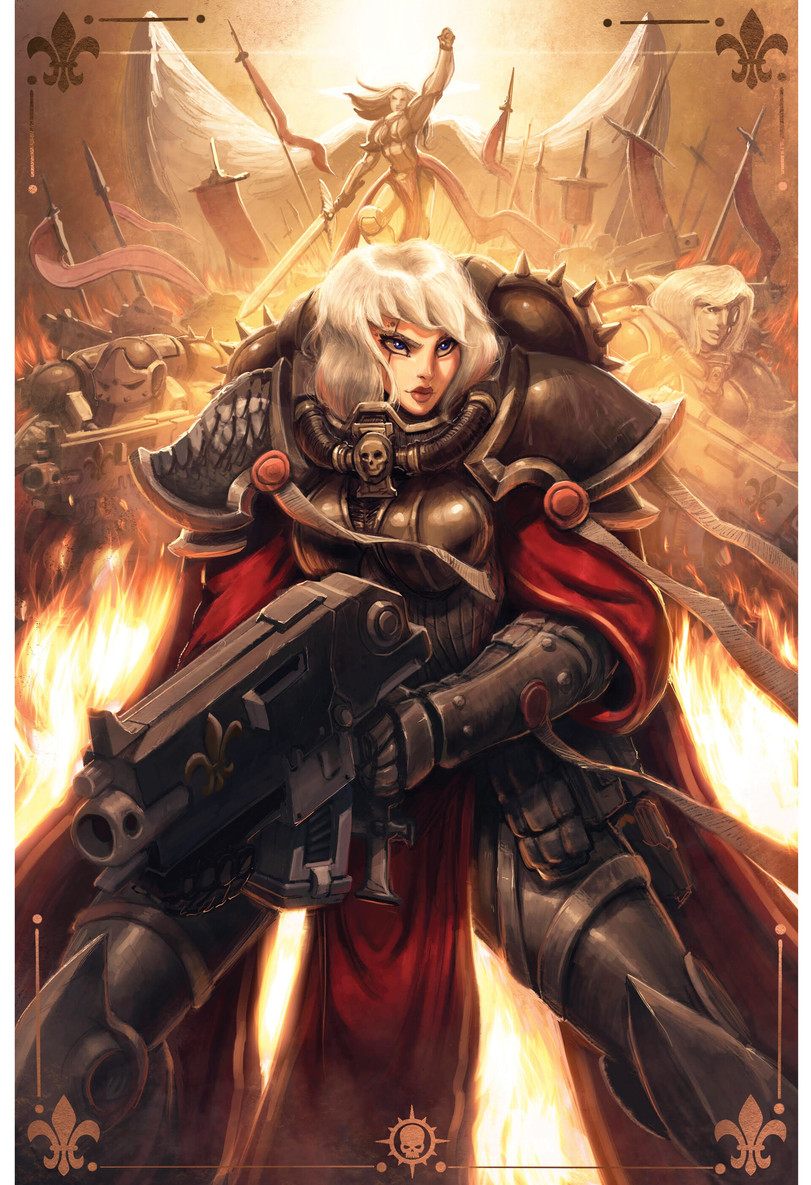 Warhammer 40000,wh40k, warhammer 40k, ваха, сорокотысячник,фэндомы,Adepta Sororitas,sisters of battle, сестры битвы,Ecclesiarchy,Imperium,Империум,Colin Searle,artist