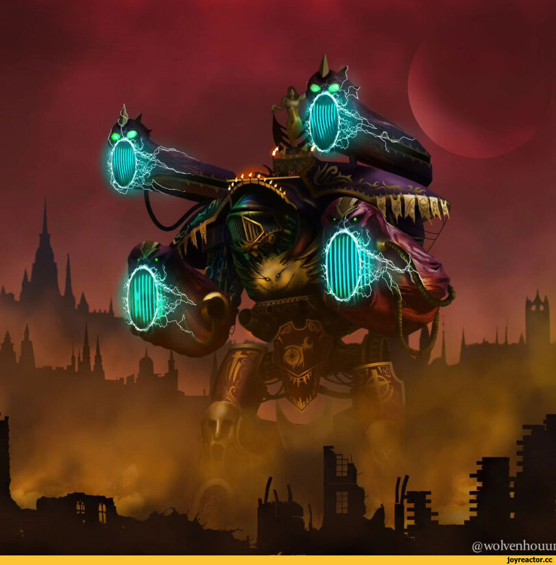 Warhammer 40000,wh40k, warhammer 40k, ваха, сорокотысячник,фэндомы,Chaos Titan,Slaanesh,Chaos (Wh 40000),Noise Marine