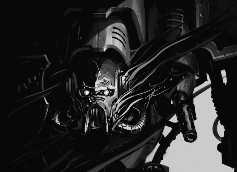 Warhammer 40000,wh40k, warhammer 40k, ваха, сорокотысячник,фэндомы,Renegade Knight,Chaos (Wh 40000),Jet-Teeth