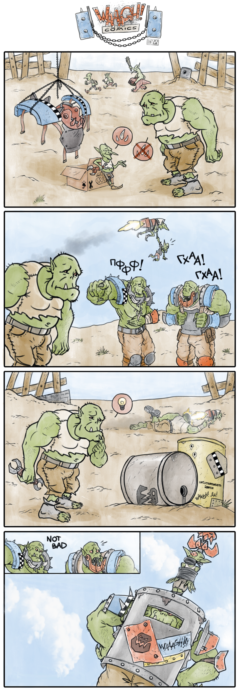Warhammer 40000,wh40k, warhammer 40k, ваха, сорокотысячник,фэндомы,Wh Комиксы,wh humor,Wh Other,waaagh! comics,нарисовал сам,длиннопост,Кликабельно,Orks,Orcs, Орки,Ork boyz (Wh 40000),gretchin,squig,сквиги, сквиг