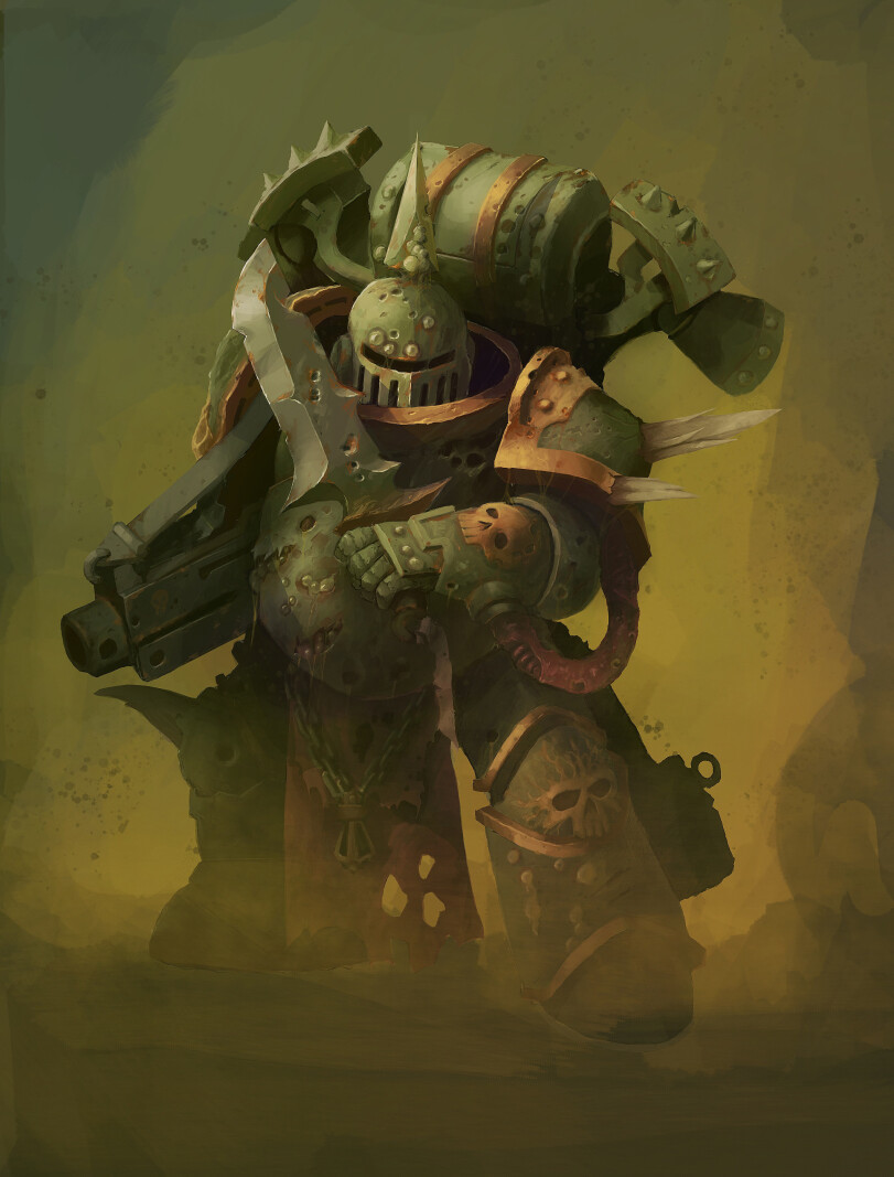 Warhammer 40000,wh40k, warhammer 40k, ваха, сорокотысячник,фэндомы,plague marine,Nurgle,Chaos (Wh 40000),Death Guard,Alexandre Noyer