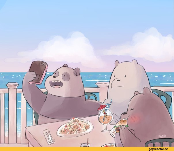 We Bare Bears,Ice Bear (WBB),Pan-Pan,Grizz