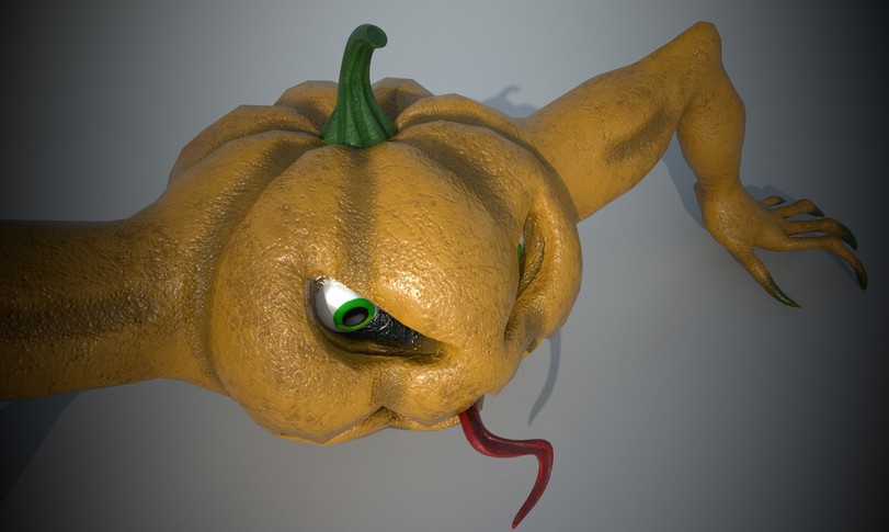 ZBrush,3d Coat,3D,3d max,substance painter,сделал сам,нарисовал сам, сфоткал сам, написал сам, придумал сам, перевел сам,тыква,длиннопост,песочница