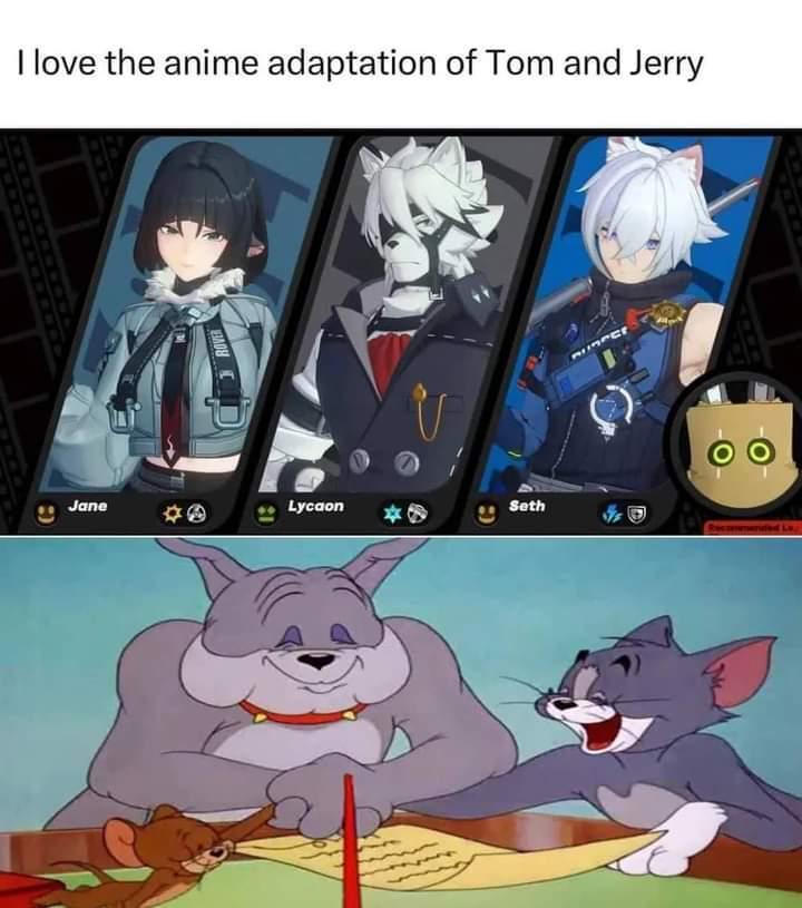 ﻿I love the anime adaptation of Tom and Jerry,Zenless Zone Zero,Игры,jane doe (zenless zone zero),Von Lycaon (Zenless Zone Zero),Seth Lowell,Tom and Jerry,Мультфильмы,Мультсериалы, Cartoons,zenless zone zero,games,jane doe,Von Lycaon (Zenless Zone Zero),Seth Lowell,,