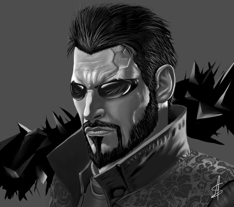 ﻿ífíftWl (< fi í,art,арт,нарисовал сам,Deus Ex Mankind Divided,Deus Ex,Игры,Adam Jensen,fanart