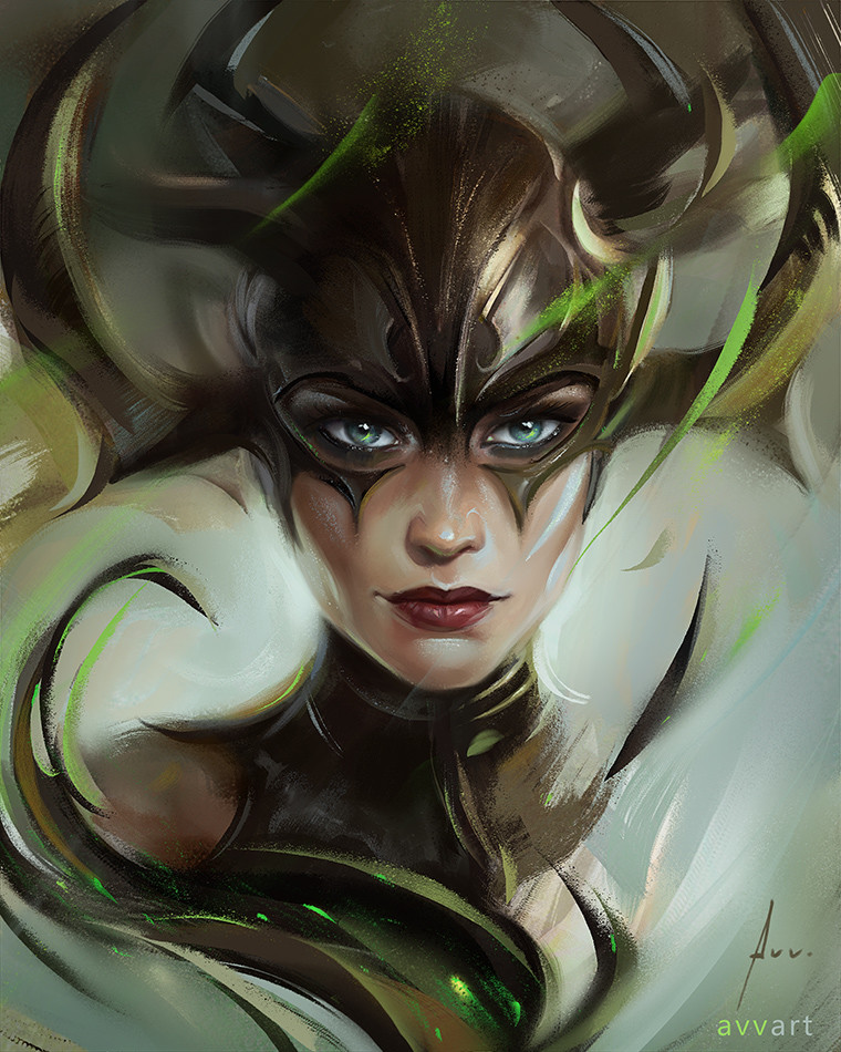 avvart,artist,Hela,Хела,Marvel,Вселенная Марвел,фэндомы,Thor Ragnarok,Тор: Рагнарёк,Marvel Cinematic Universe,Кинематографическая вселенная Марвел,ALEKSEI VINOGRADOV,artist,Hela,Marvel,fandoms,Thor Ragnarok,Marvel cinematic universe