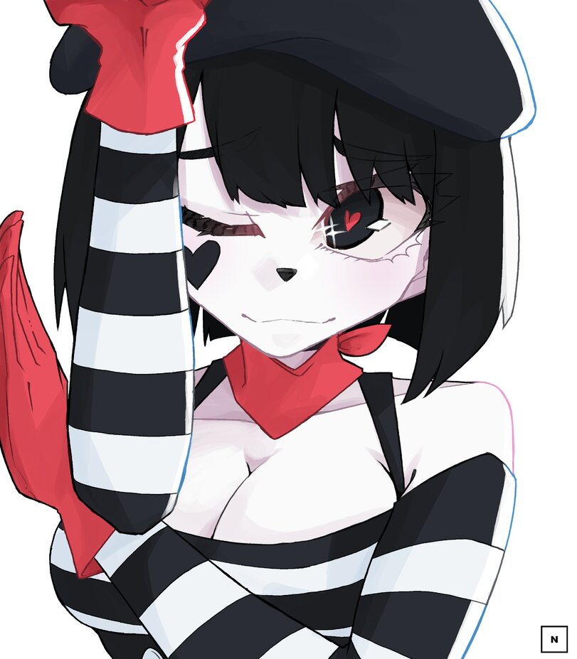 bonbon (derpixon),chuchu (derpixon),mime girl,Mime And Dash