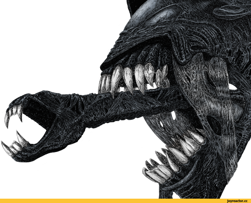 by Tatsu,Alien Queen,Королева, Матка,Xenomorph,Alien, Ксеноморф, Чужой,AVP,Вселенная Чужих и Хищников, Aliens vs. Predator, Чужой против Хищника,нарисовал сам