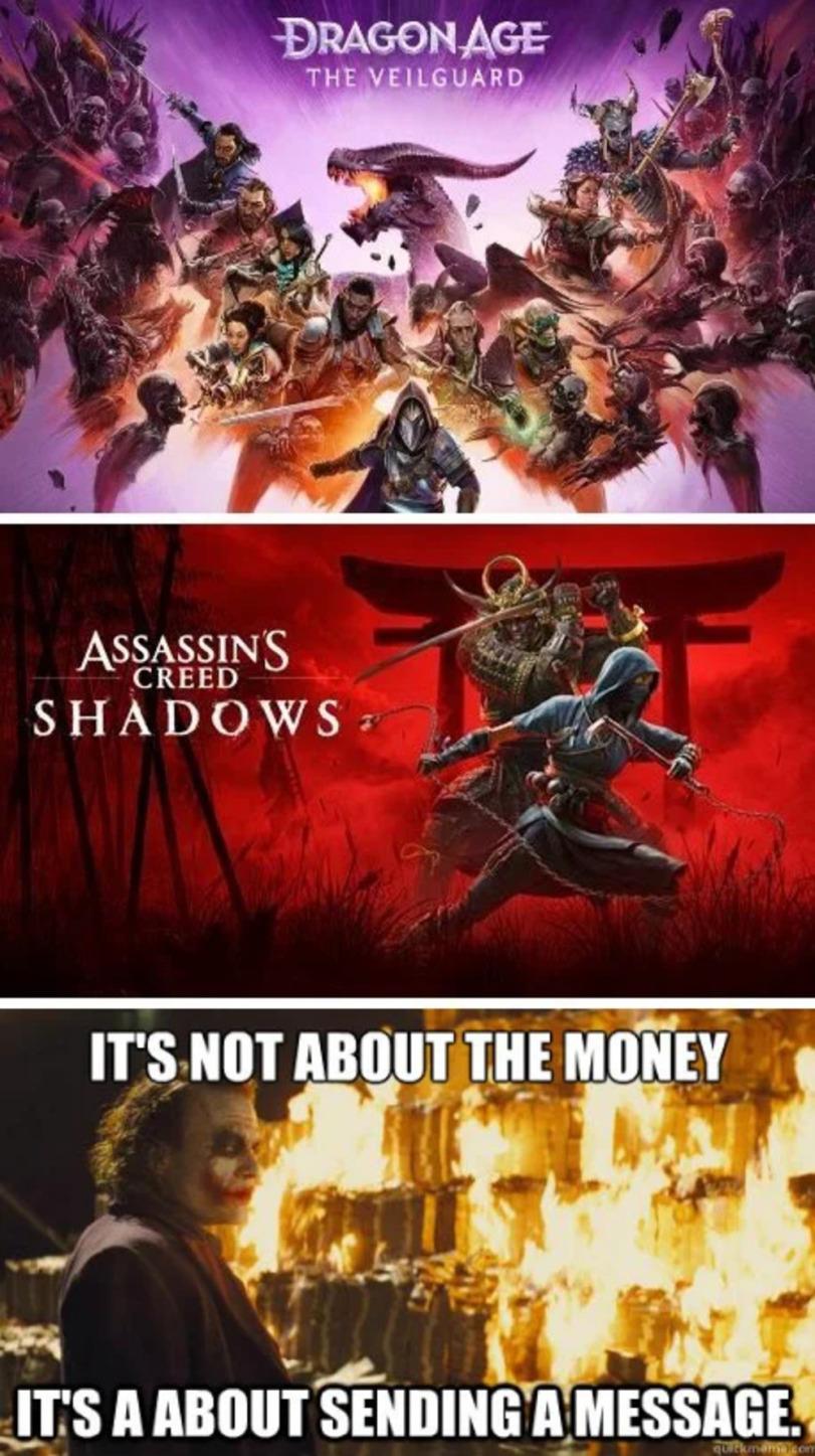 ﻿ASSASSINS CREED ° SHADOWS >- *>' "i ^ '\£< ^,dei,SJW,Приколы для даунов,разное,Dragon Age: The Veilguard,Assassin's creed: Shadows,Assassin's Creed,Игры,dei,SJW,#jokes for retards,,Dragon Age: The Veilguard,Assassin's creed: Shadows,Assassin's Creed,games