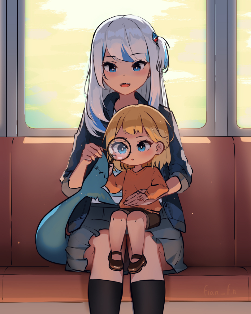 fian f.n,Anime Artist,Аниме арт, Аниме-арт,artist,Gawr Gura,Гавр Гура,Hololive,Hololive Production, Хололайв,Virtual YouTuber,VTuber, Витубер,фэндомы,Amelia Watson,Ayunda Risu,Аюнда Рису,Inugami Korone,Инугами Короне,Nekomata Okayu,Некомата Окаю,Ninomae Ina'nis,Ниномае Ина'нис, Ина,Shiranui
