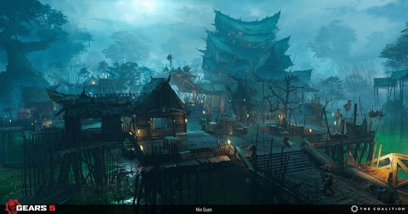 game art,Игры,Gears of War,concept art,Min Guen,game art,games,Gears of War,,Min Guen