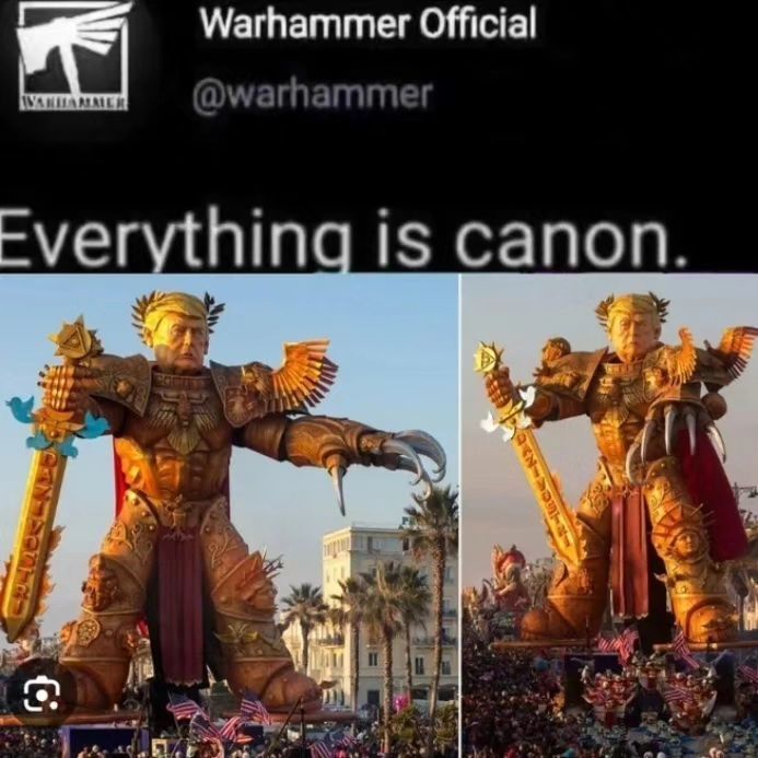 ﻿Warhammer Official@warhammerEvervthina is canon.,games workshop,Emperor of Mankind,Imperium,Империум,Warhammer 40000,wh40k, warhammer 40k, ваха, сорокотысячник,фэндомы,Wh Other,В свете последних событий
