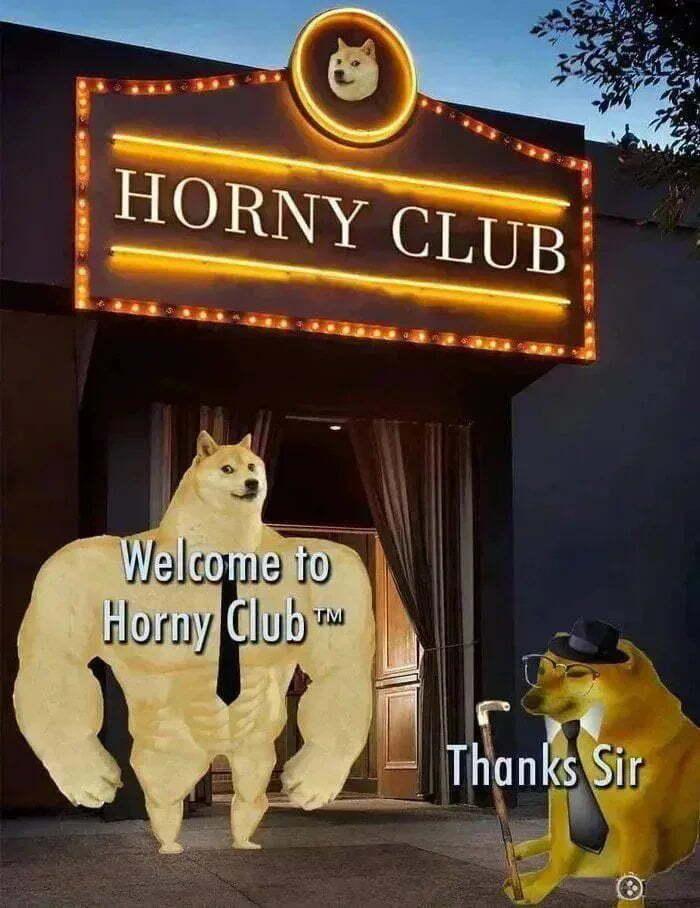 horny,doge,Doge Lore,Мемы,Мемосы, мемасы, мемосики, мемесы,баянометр молчал