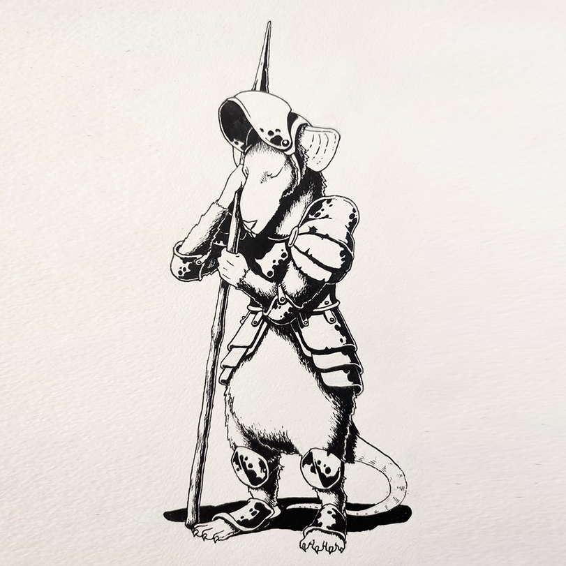 inktober,inktober2021,watch,Ghost of a Tale,rat