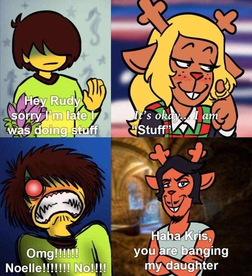 ﻿Omg!M! Noelle!!!!!!!,killb94,artist,Kris (Deltarune),Deltarune персонажи,Deltarune,Undertale,фэндомы,Noelle Holiday,Rudolph Holiday,Kriselle,UT shipping,Undertale шиппинг, UT шиппинг, Undertale shipping