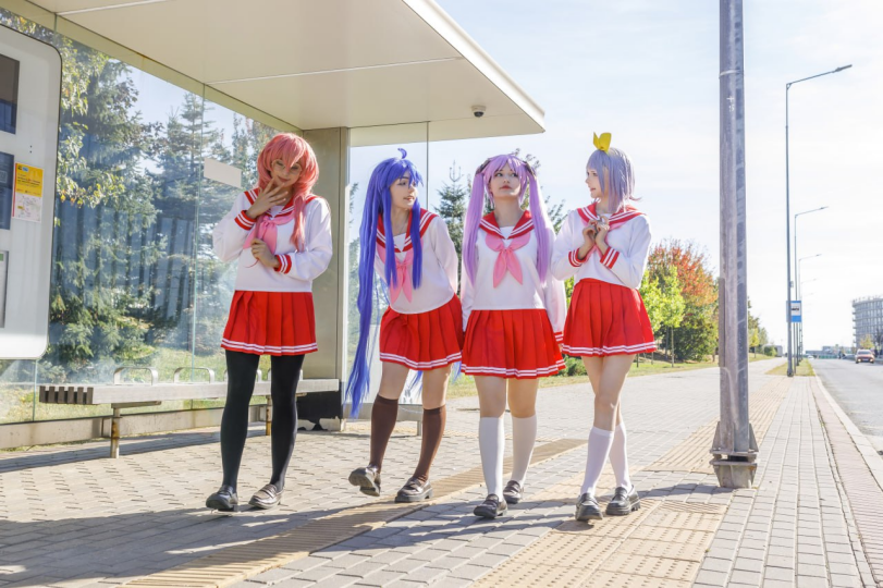 ﻿у ж tfff m Я 7 / i г L Y Щ — J,kuromimio. cosplay,cosplay, косплей,Lucky Star,Anime,Аниме,фэндомы,Konata Izumi,Takara Miyuki,Miyuki Takara,Kagami Hiiragi,Tsukasa Hiiragi,cosplay