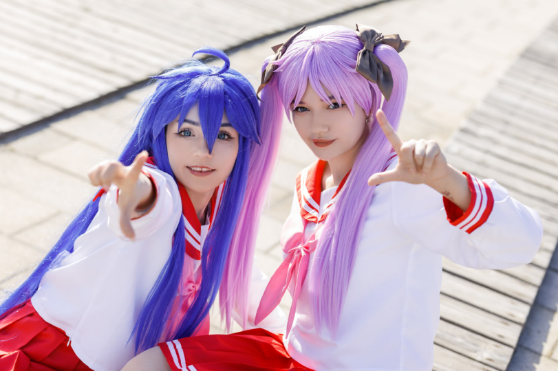 kuromimio. cosplay,cosplay, косплей,Lucky Star,Anime,Аниме,фэндомы,Konata Izumi,Takara Miyuki,Miyuki Takara,Kagami Hiiragi,Tsukasa Hiiragi,cosplay