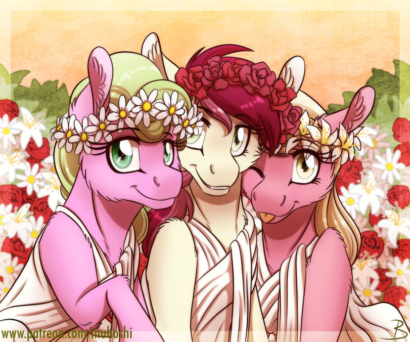 my little pony,Мой маленький пони,фэндомы,Daisy,Дейзи, Дайси,minor,второстепенные персонажи,Roseluck,Rose,Lily Valley,Лилу Веллей,mlp art,InuHoshi-to-DarkPen,artist,my little pony,fandoms,Daisy,minor,Roseluck,Lily Valley,mlp art,InuHoshi-to-DarkPen,artist