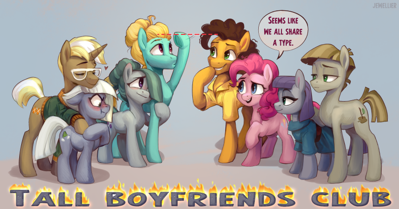 ﻿Tall boyfriends club,my little pony,Мой маленький пони,фэндомы,mlp art,mlp shipping,Cheese Sandwich,minor,второстепенные персонажи,Limestone Pie,Marble Pie,Maud Pie,mudbriar,Pinkie Pie,Пинки Пай,mane 6,Trenderhoof,Zephyr Breeze,Jewellier,artist,Mud Briar,my little pony,fandoms,mlp art,,Cheese