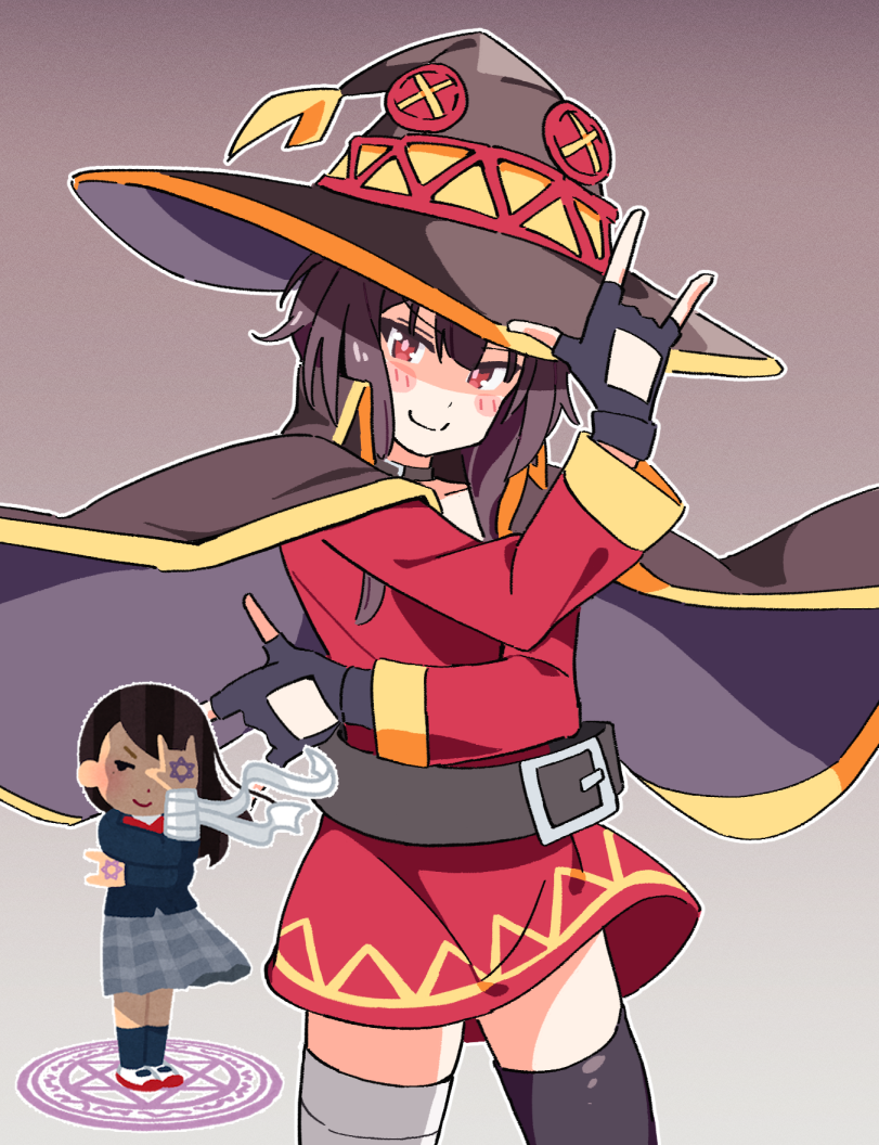 noyama takenoko,Megumin,KonoSuba,Anime,Аниме,фэндомы,noyama takenoko,Megumin,kono subarashii sekai ni shukufuku wo!,Anime,fandoms,Irasutoya