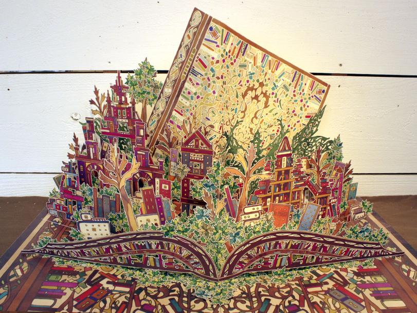 papercraft,pepakura,длиннопост,книжка,раскладушка,Cocoro