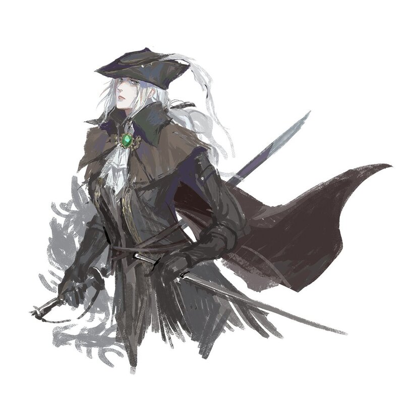 pilgrim (silentreverie),BloodBorne,Dark Souls,фэндомы,The Old Hunters,lady maria of the astral clocktower,BB персонажи
