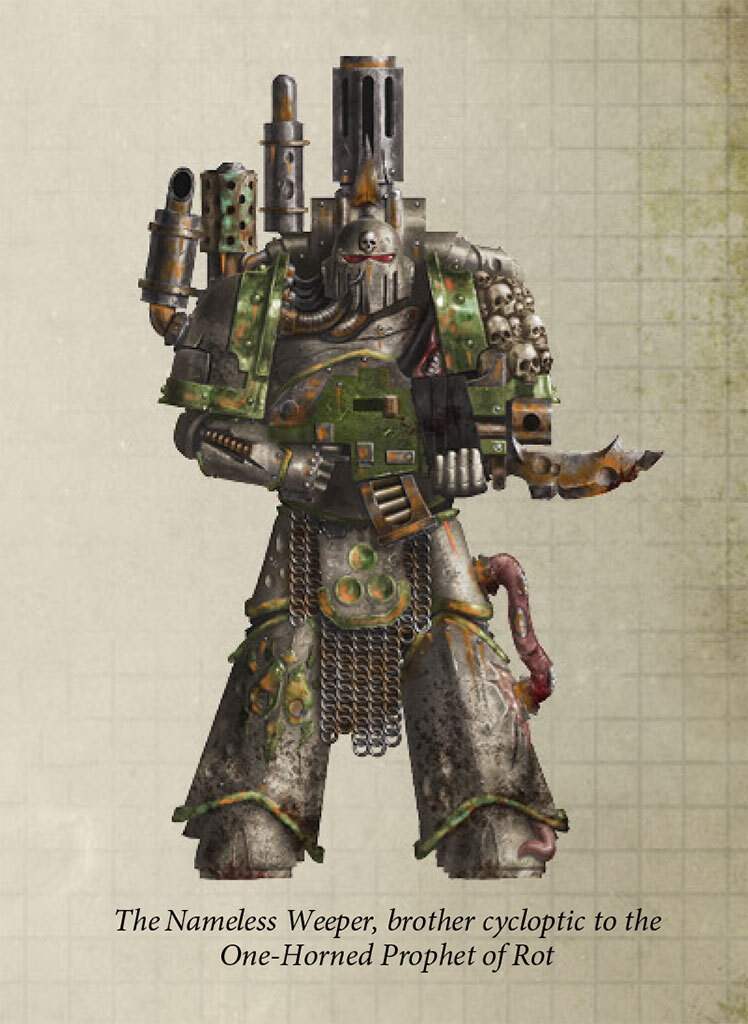 ﻿The Nameless Weeper, brother cycloptic to the One-Horned Prophet of Rot,plague marine,Nurgle,Chaos (Wh 40000),Warhammer 40000,wh40k, warhammer 40k, ваха, сорокотысячник,фэндомы,Chaos Space Marine,Christian Byrne