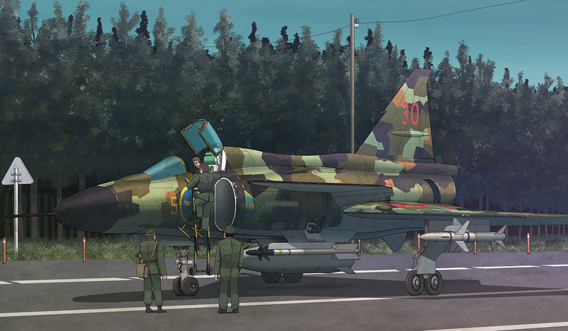 saab viggen,earasensha,artist,leopard 1,char 2c,b1 centauro ii,танки,бронетехника,самолет,красивые картинки,art,арт