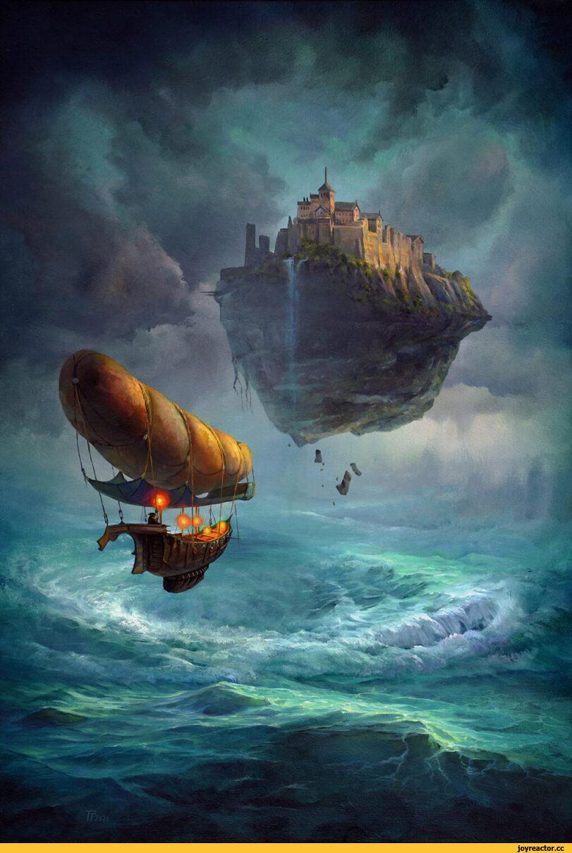 si-fi,Фентези,рисунки,иллюстрации,арт,Thomas Thiemeyer,длиннопост