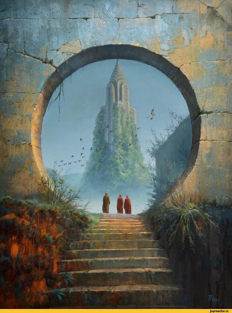 ﻿гч VíwR,si-fi,Фентези,рисунки,иллюстрации,арт,Thomas Thiemeyer,длиннопост