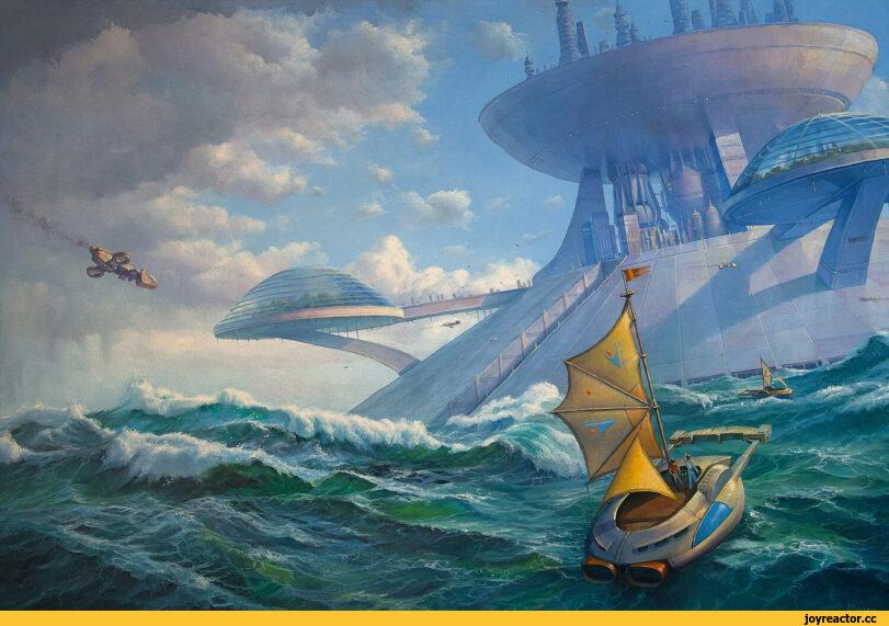 si-fi,Фентези,рисунки,иллюстрации,арт,длиннопост,Thomas Thiemeyer