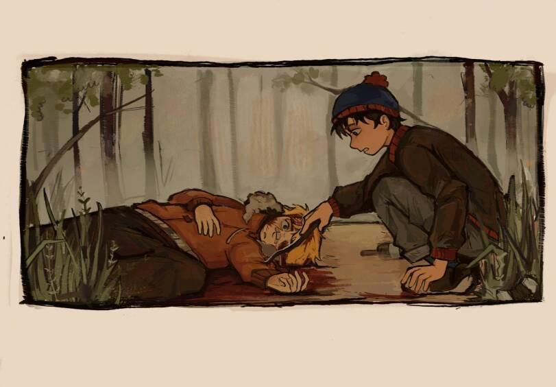 stan marsh,kenny mccormick,Саус Парк,Южный Парк, South Park,Мультфильмы,Мультсериалы, Cartoons,starsfishh