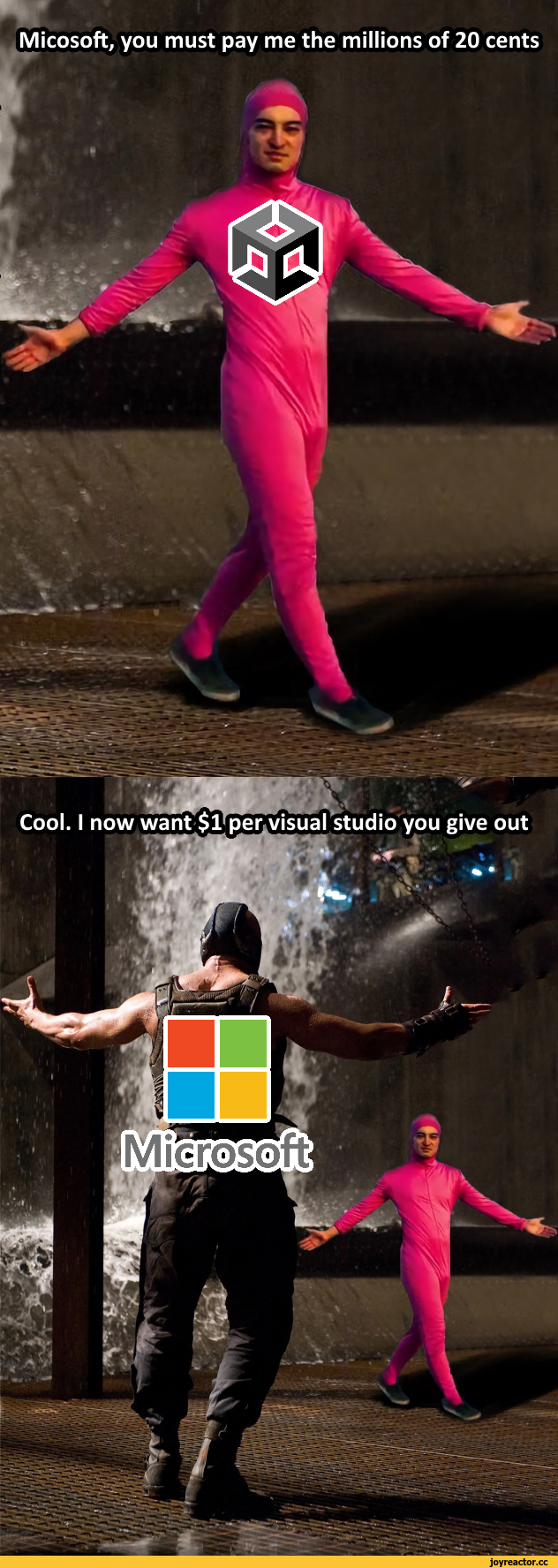 ﻿Microsoft,unity,Microsoft,Майкрософт,visual studio,песочница,Pink Guy