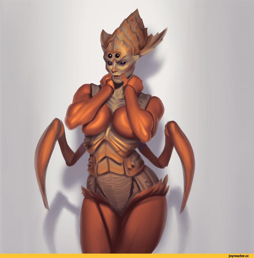 Арт-клуб,фэндомы,нарисовал сам,dnd,Monster Manual,Monster Girl,Monster Musume, Mamono Musume, monmusu,арт барышня,арт девушка, art барышня, art girl,art,арт,всё может быть тян,ankheg,анкхег 2+часа,ThrillCube