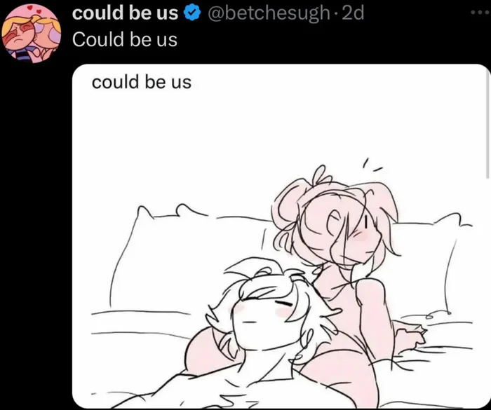 ﻿could be us О @betchesugh • 2d Could be us could be us,Картинка,NSFW,без перевода,помогите с тегами,не знаю автора,nicoleships