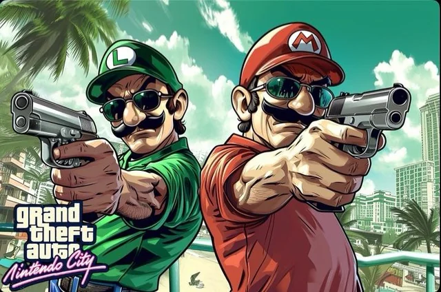нейронные сети,GTA,Игры,Nintendo,Марио,Luigi,Donkey Kong,Link,Линк,The Legend of Zelda,Легенды Зельды,фэндомы,Samus Aran,Самус Аран,Metroid,Princess Peach,Princess Daisy,Bowser,Zelda,Нейросетевые Барышни,арт барышня,арт девушка, art барышня, art girl,art,арт