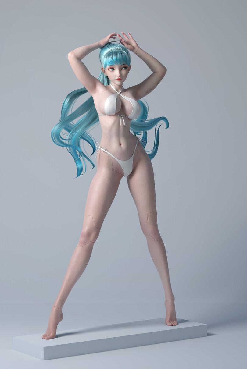 3d art,3d art, 3d арт, 3D art, 3D арт,Android,art девушка,art,арт,Qi Sheng Luo,artist