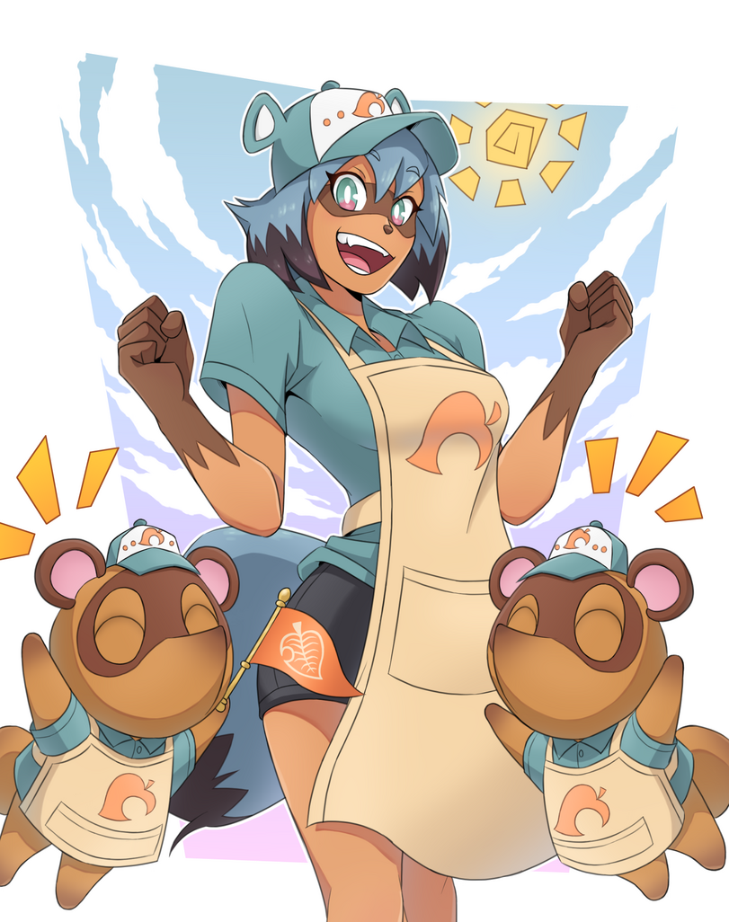 Animal Crossing,Игры,Michiru Kagemori,Brand New Animal,Anime,Аниме,фэндомы,Marie Itami,Timmy Nook,Tommy Nook,Redd (Animal Crossing),crossover,Anime Unsorted