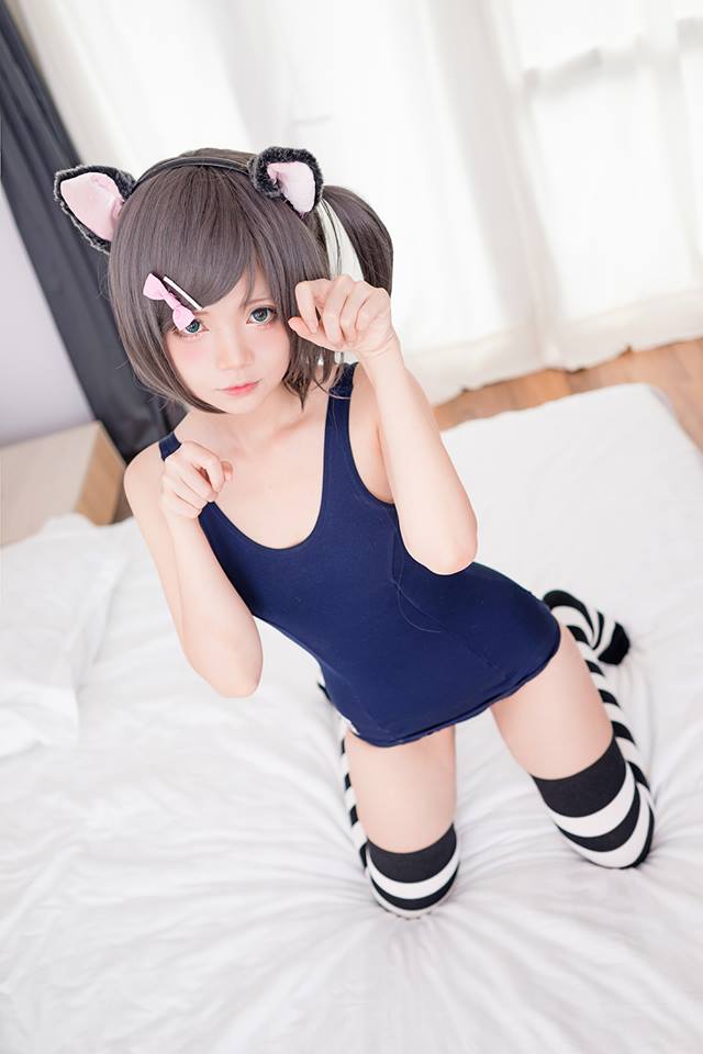 Anime Cosplay,Anime,Аниме,Anime Ero Cosplay,hentai ouji to warawanai neko,tsukiko tsutsukakushi,nekomimi,Animal Ears (Anime),Kemonomimi, Девушки с ушками, Anime Ears,swimsuit,stockings,полосатые чулочки,Anime Cosplay,Anime,fandoms,Anime Ero Cosplay,HenNeko,tsukiko tsutsukakushi,,Animal Ears,Animal