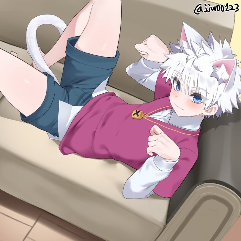 Anime,Аниме,фэндомы,Killua Zoldyck,Киллуа Золдик,Hunter X Hunter,Охотник Х Охотник, HxH,jjw1029,artist,Animal Ears (Anime),Kemonomimi, Девушки с ушками, Anime Ears,Anime,fandoms,Killua Zoldyck,Hunter X Hunter,jjw1029,artist,Animal Ears,Anime Unsorted,Anime Unsorted