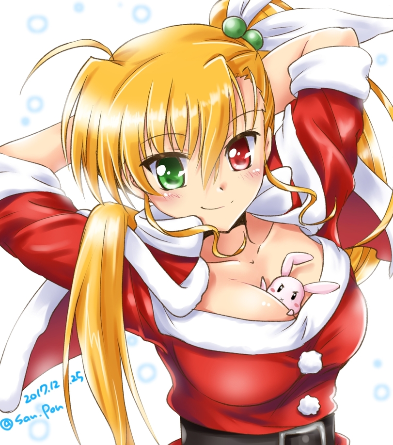 Anime,Аниме,Mahou Shoujo Lyrical Nanoha,Лиричная волшебница Наноха,Fate Testarossa,Фейт Тестаросса,fuuka reventon,miura rinaldi,Takamachi Nanoha,Наноха Такамати,vivio,Yagami Hayate,Хаятэ Ягами,dasuto,Anime Christmas,Anime,fandoms,Mahou Shoujo Lyrical Nanoha,Fate Testarossa,fuuka reventon,miura