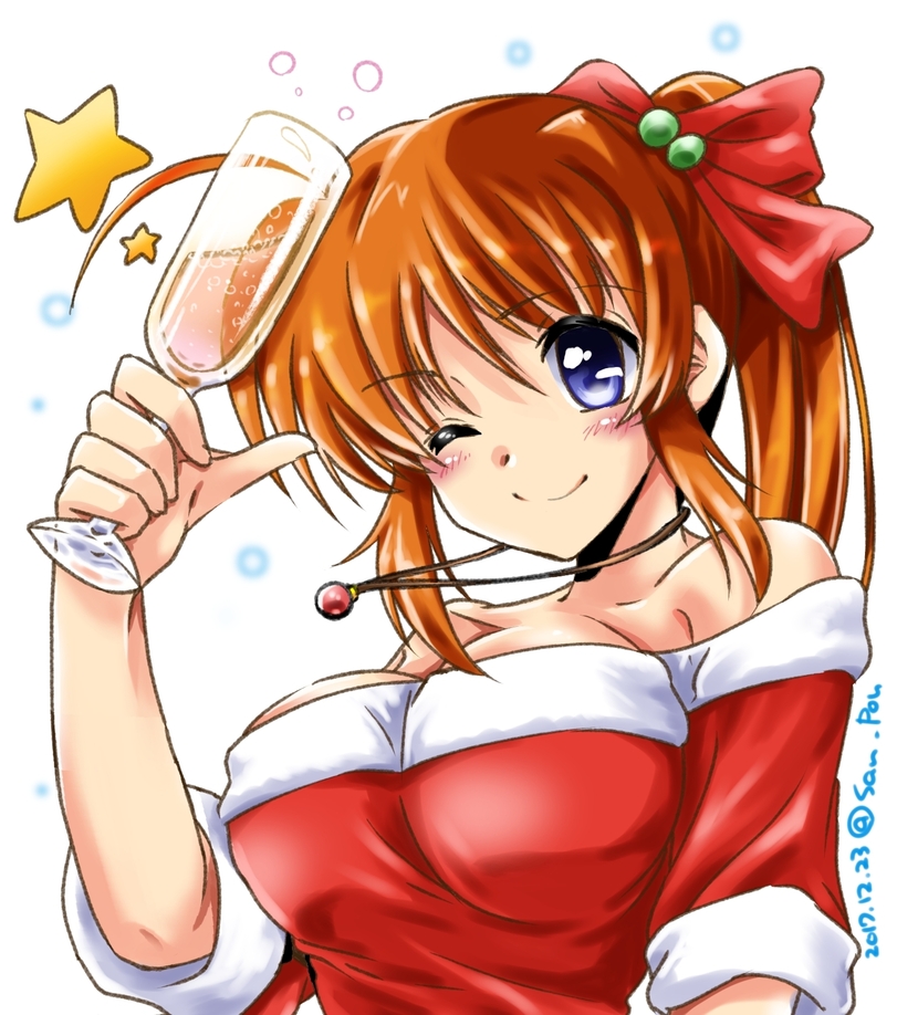 Anime,Аниме,Mahou Shoujo Lyrical Nanoha,Лиричная волшебница Наноха,Fate Testarossa,Фейт Тестаросса,fuuka reventon,miura rinaldi,Takamachi Nanoha,Наноха Такамати,vivio,Yagami Hayate,Хаятэ Ягами,dasuto,Anime Christmas,Anime,fandoms,Mahou Shoujo Lyrical Nanoha,Fate Testarossa,fuuka reventon,miura